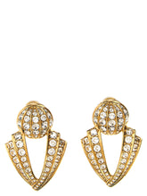 Valentino Garavani Gold Brass Earrings - One Size