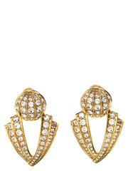 Valentino Garavani Gold Brass Earrings - One Size