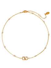 Valentino Garavani Gold Brass Necklace - One Size