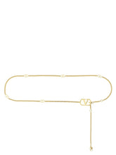 Valentino Garavani Gold Brass Regular Belt - M