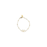 Valentino Garavani Gold Metal Bracelet - One Size - Bracelets