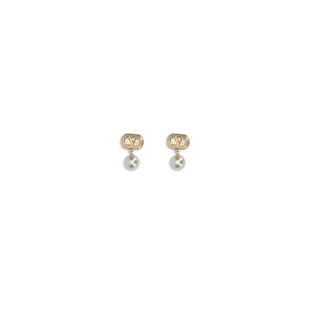 Valentino Garavani Gold Metal Earrings - One Size - Earrings