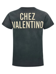 Valentino Garavani Gray Cotton T-Shirt