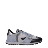 Valentino Garavani Gray Fabric Athletic Sneakers - EU40.5/US7.5