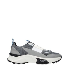 Valentino Garavani Gray Fabric Athletic Sneakers - EU41/US8