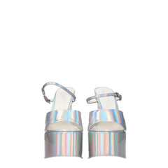 Valentino Garavani Gray Leather Platforms - EU38.5/US8.5