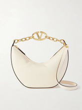 Valentino Garavani Ivory Leather Small Hobo Vlogo Shoulder Bag - Hobo Bags