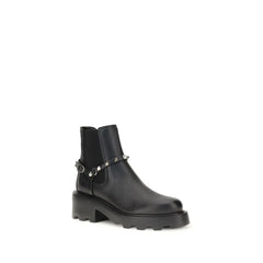 Valentino Garavani Leather Ankle Boots - Boots