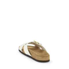 Valentino Garavani Leather Flat Sandals - Sandals