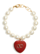 Valentino Garavani Mehrfarbiges Messingarmband - S