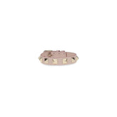 Valentino Garavani multicolor calf leather Bos Taurus bracelet featuring a vibrant striped pattern and gold-tone hardware.
