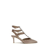 Valentino Garavani Multicolor Calf Leather Bos Taurus Mid Heel Pumps - EU38.5/US8.5