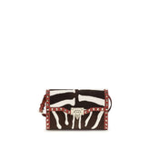 Valentino Garavani Multicolor Calf Leather Bos Taurus Shoulder Bag