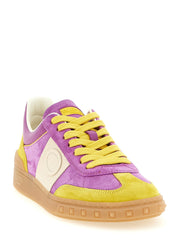 Sneakers de sport en veau multicolore Valentino Garavani