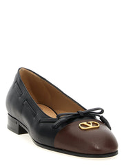 Valentino Garavani Multicolor Calfskin Ballet Flats - EU43/US10