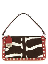 Sac bandoulière en veau multicolore Valentino Garavani