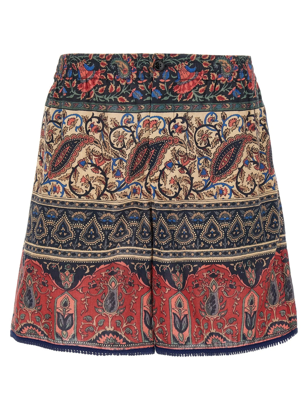 Valentino Garavani Multicolor Cotton Bermuda Shorts - XXL