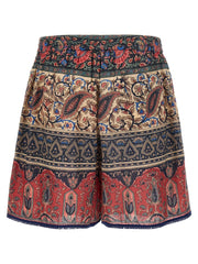Valentino Garavani Multicolor Cotton Bermuda Shorts - XXL