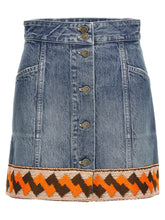 Valentino Garavani Multicolor Katoen Lange Rok - IT38