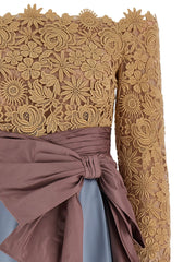 Valentino Garavani Multicolor Cotton Short Dress