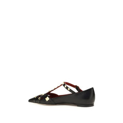 Valentino Garavani Multicolor Goatskin Ballet Flats