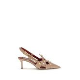 Valentino Garavani Multicolor Goatskin Mid Heel Pumps - EU37.5/US7.5