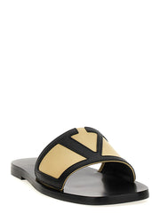 Valentino Garavani Multicolor Goatskin Slides - EU 40 | US 7