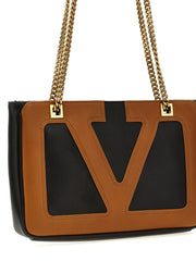 Valentino Garavani Multicolor Lamb Leather Tote Bag
