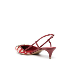 Valentino Garavani Multicolor Leather Mid Heel Pumps - EU36/US6