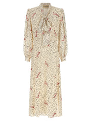 Valentino Garavani Multicolor Silk Midi Dress