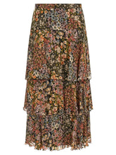 Valentino Garavani Multicolor Silk Midi Skirt