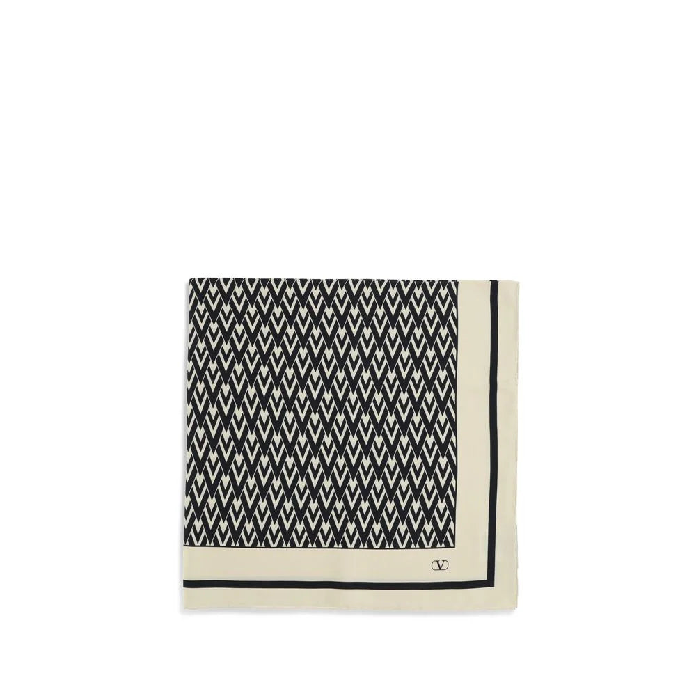 Valentino Garavani Multicolor Silk Scarf - Scarves & Shawls