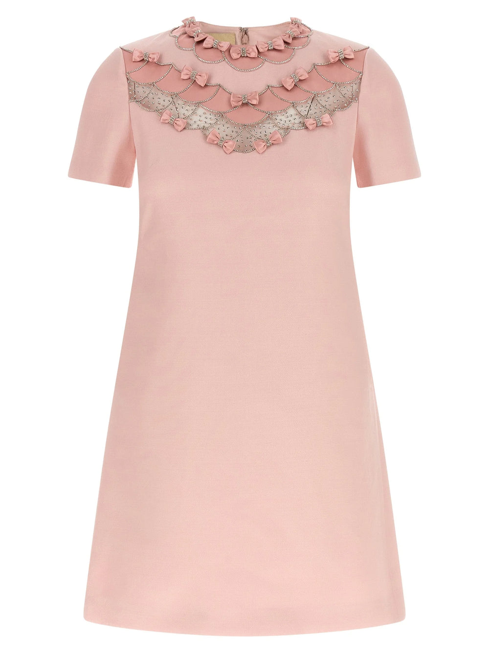 Valentino Garavani Multicolor Virgin Wool Short Dress