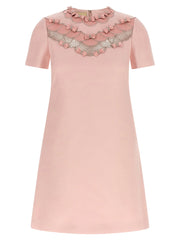 Valentino Garavani Multicolor Virgin Wool Short Dress