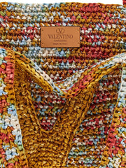 Valentino Garavani Multicolor Viscose Tote Bag