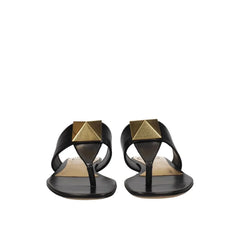 Valentino Garavani One Stud Leather Thong Sandals - Sandals