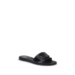 Valentino Garavani Patent leathe VLogo slide Sandals