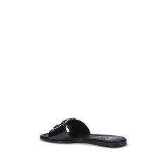 Valentino Garavani Patent leathe VLogo slide Sandals