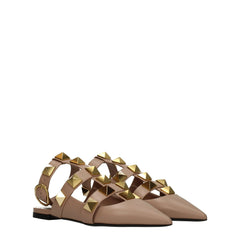 Valentino Garavani Pink Leather Sandals - EU36.5/US6.5 - Sandals