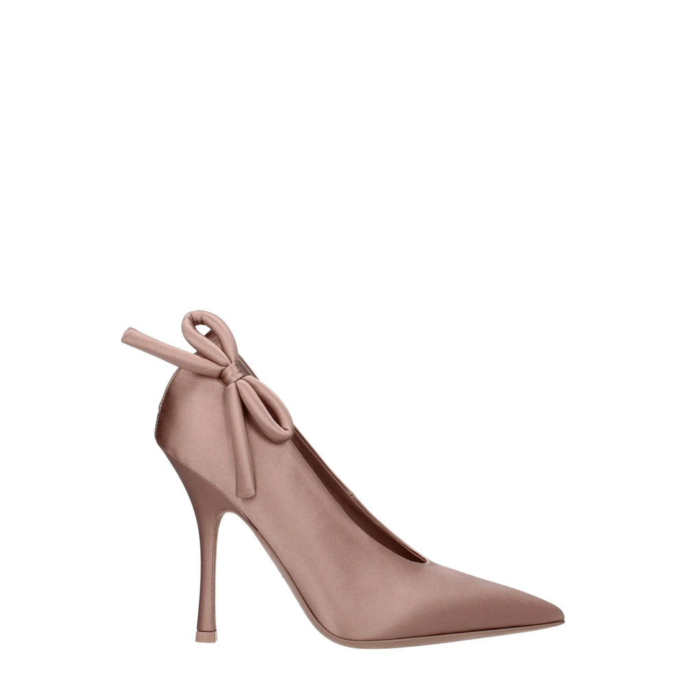 Valentino Garavani Pink Satin High Heel Pumps - Heels