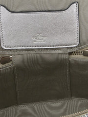 Valentino Garavani Silver Viscose Handbag
