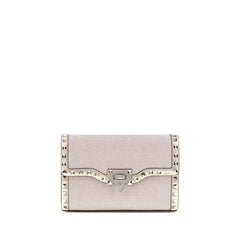 Valentino Garavani Small canvas Rockstud Shoulder Bag - Shoulder Bags