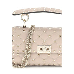 Valentino Garavani Small Leather Rockstud Spike Handbag - Shoulder Bags