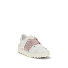 Valentino Garavani White Calf Leather Bos Taurus Athletic Sneakers - EU41/US11