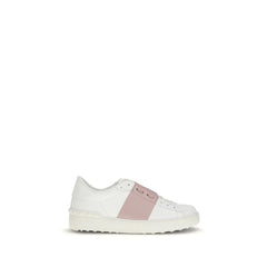 Valentino Garavani White Calf Leather Bos Taurus Sneakers - EU37.5/US7.5