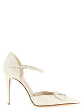 Valentino Garavani White Calfskin High Heel Pumps - EU41/US11