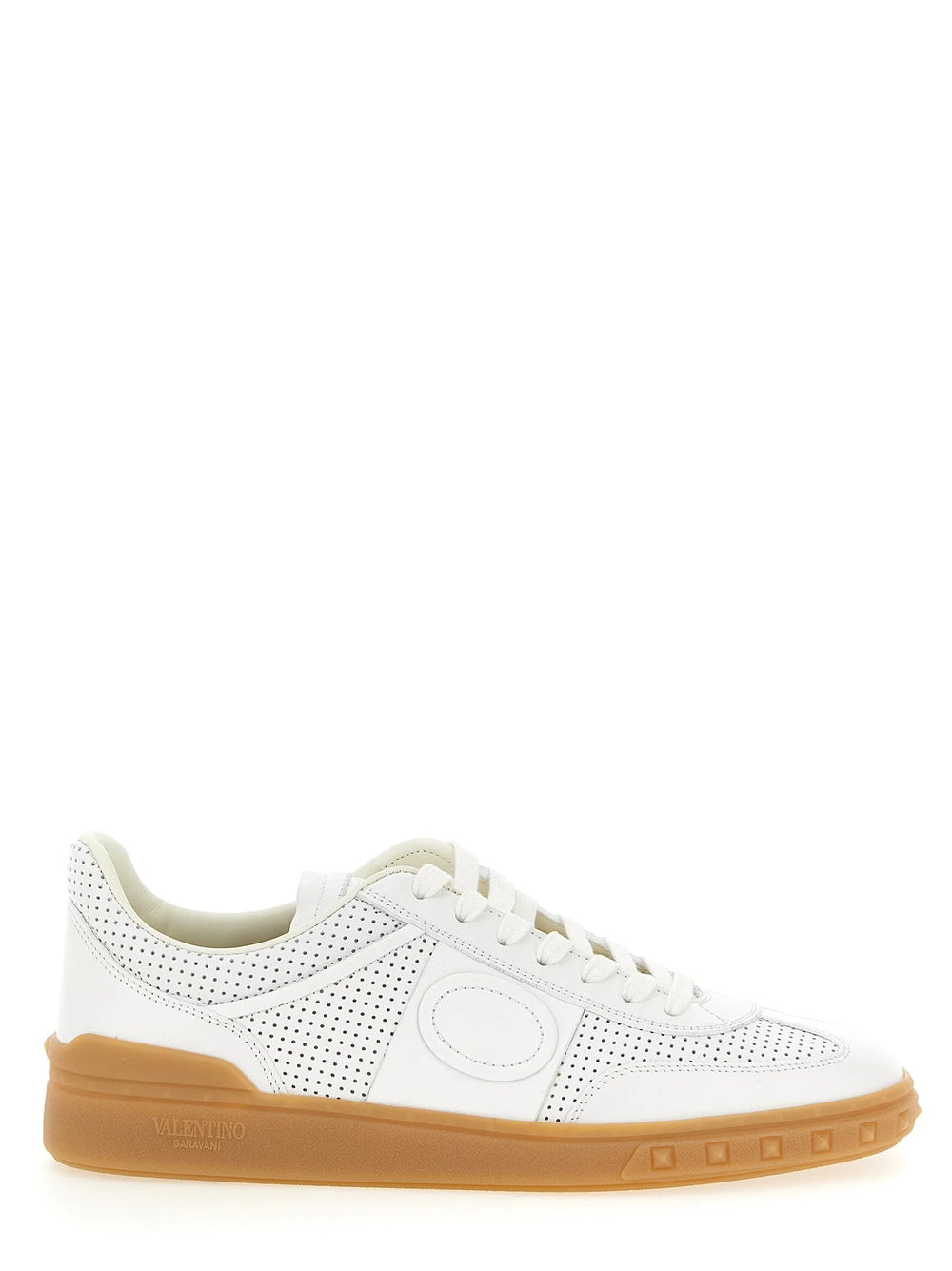 Valentino Garavani White Calfskin Low Top Sneakers - EU43/US10