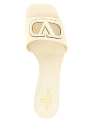 Valentino Garavani White Calfskin Mid Heel Pumps - EU40.5/US10.5