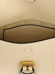 Valentino Garavani White Calfskin Shoulder Bag