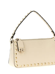 Valentino Garavani White Calfskin Shoulder Bag